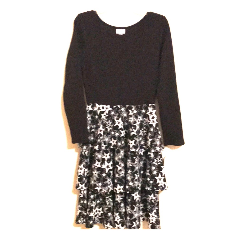 Georgia dress. Black and white stars. NWT.